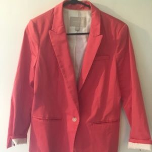 Banana Republic Blazer in Coral